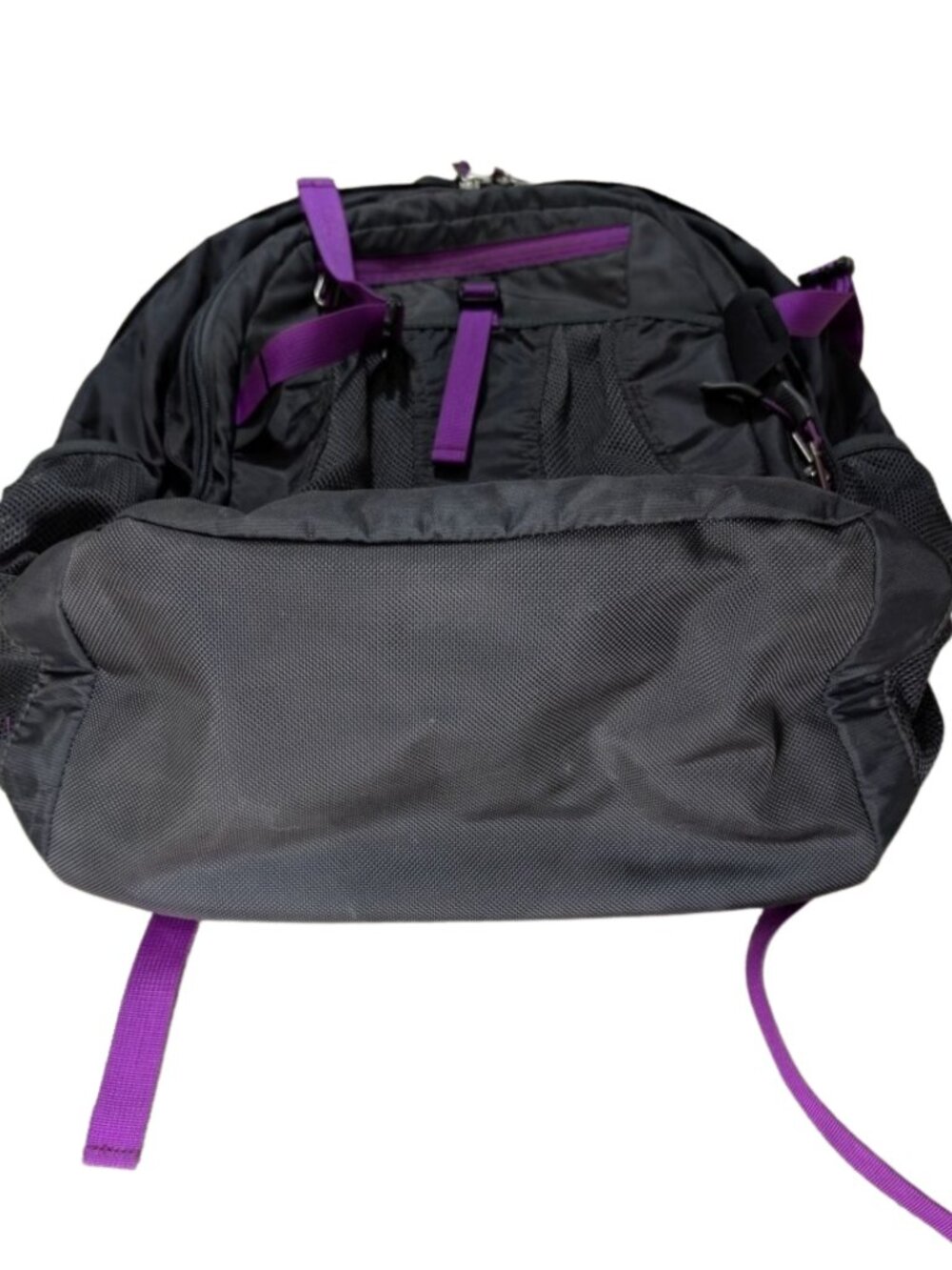 The North Face Womens Recon Backpack Grey Purple Laptop Sleeve Daypack 20" - Picture 6 of 13